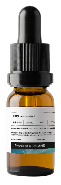 Bottle CBD 200mg cannabidiol